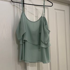 Show Me Your Mumu Romance Ruffle Top Chiffon